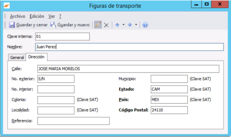 autotransporte carta porte modulo microsip erp en tabasco